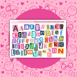 Ransom Letters | Journal Stickers (ONLINE ORDER ONLY)