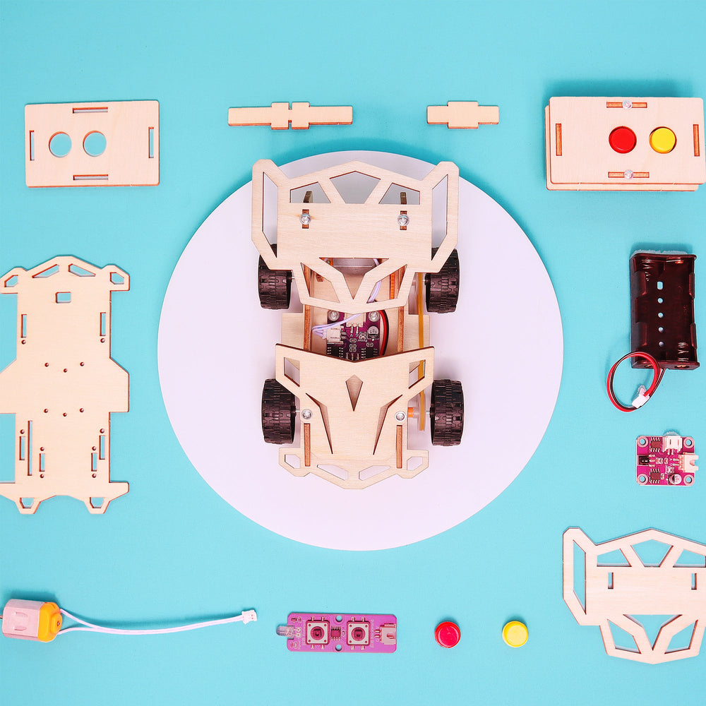 Infrared Remote Controlled Car DIY Kit, Educational STEM Toy (ONLINE ORDER ONLY)