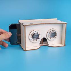 DIY Wooden VR Headset Kit – Build Your Own Smartphone Virtual Reality Viewer (ONLINE ORDER ONLY)