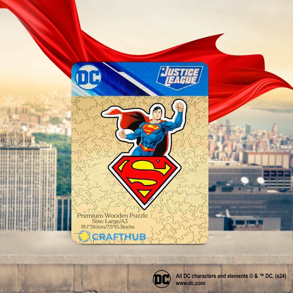 Superman Wooden Jigsaw Puzzle (Online Order Only)