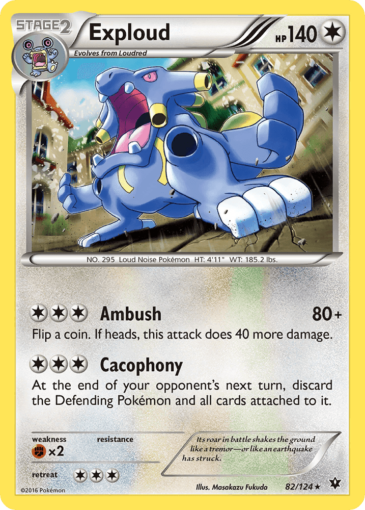 Exploud (82/124) [XY: Fates Collide] (Online Only)