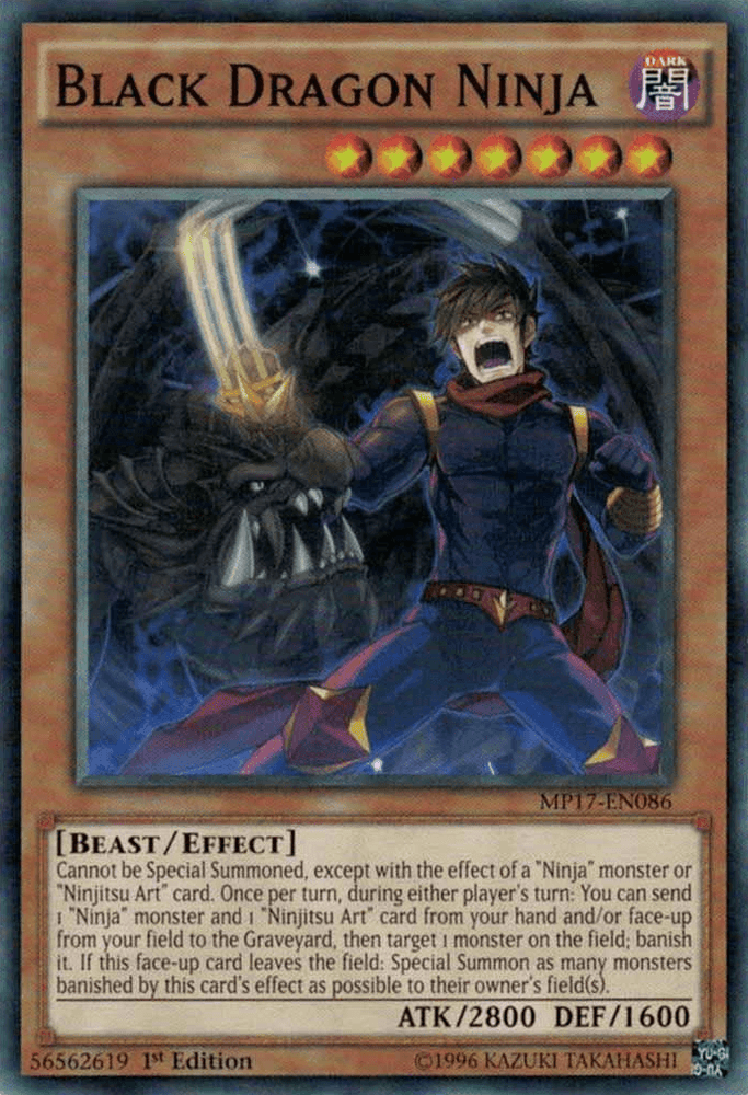 Black Dragon Ninja [MP17-EN086] Common (ONLINE ORDER ONLY)