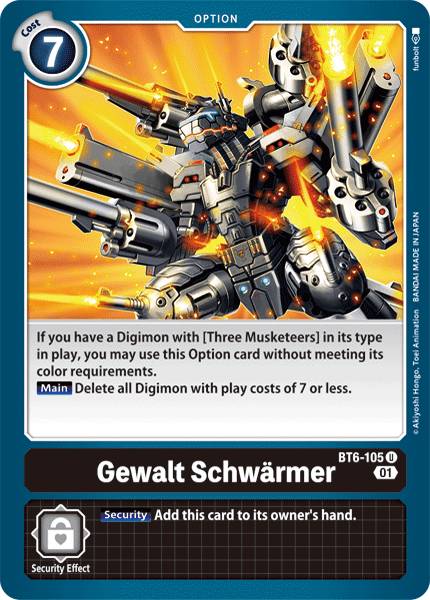 Gewalt Schwarmer [BT6-105] [Double Diamond] (ONLINE ORDER ONLY)