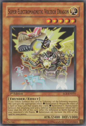 Super-Electromagnetic Voltech Dragon [EOJ-EN031] Super Rare (ONLINE ORDER ONLY)
