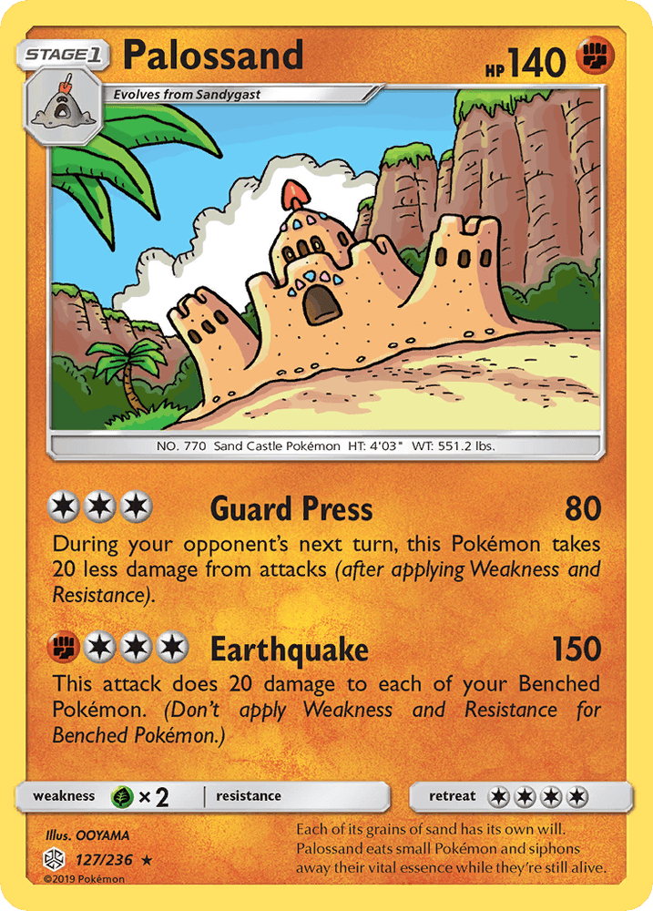 Palossand (127/236) [Sun & Moon: Cosmic Eclipse] (Online Only)
