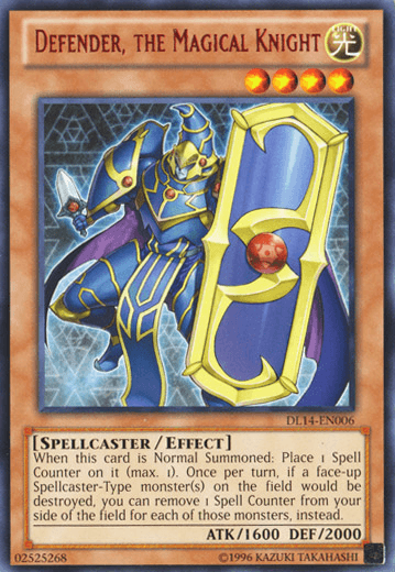 Defender, the Magical Knight (Red) [DL14-EN006] Rare (ONLINE ORDER ONLY)