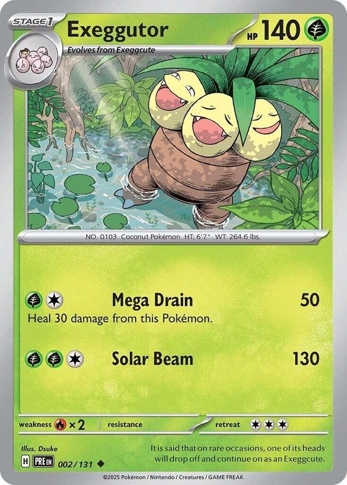Exeggutor (002/131) [Scarlet & Violet: Prismatic Evolutions] (Online Only)