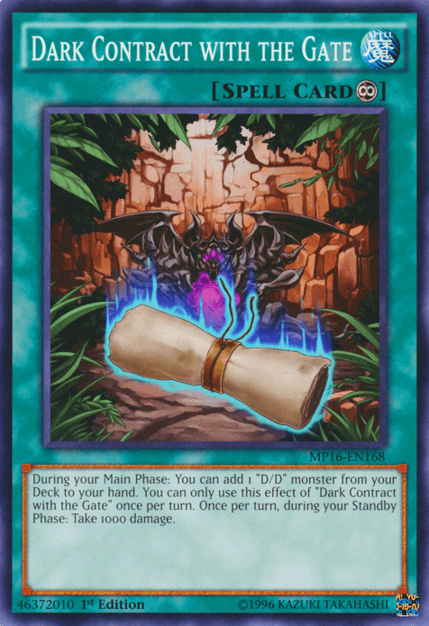 Dark Contract with the Gate [MP16-EN168] Common (ONLINE ORDER ONLY)