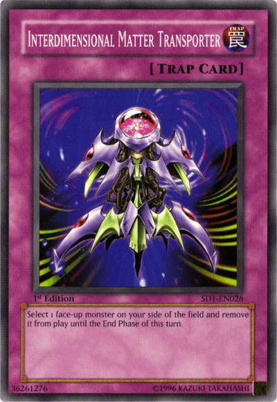 Interdimensional Matter Transporter [SD1-EN026] Common (ONLINE ORDER ONLY)