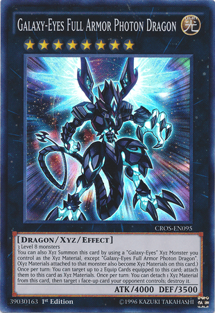 Galaxy-Eyes Full Armor Photon Dragon [CROS-EN095] Super Rare (ONLINE ORDER ONLY)