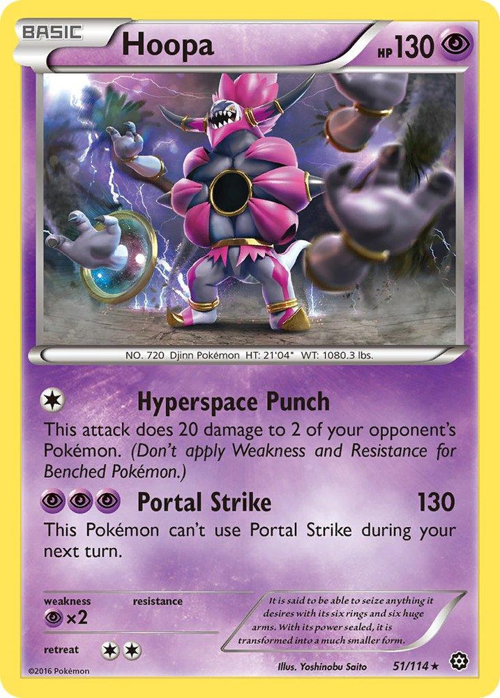 Hoopa (51/114) (Theme Deck Exclusive) [XY: Steam Siege] (Online Only)