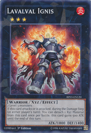 Lavalval Ignis [BP03-EN120] Shatterfoil Rare (ONLINE ORDER ONLY)