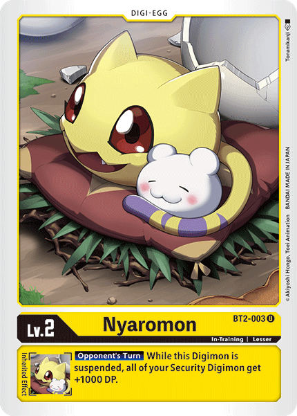 Nyaromon [BT2-003] [Release Special Booster Ver.1.5] (ONLINE ORDER ONLY)