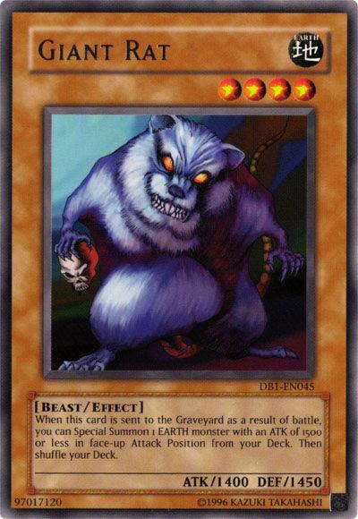 Giant Rat [DB1-EN045] Rare (ONLINE ORDER ONLY)