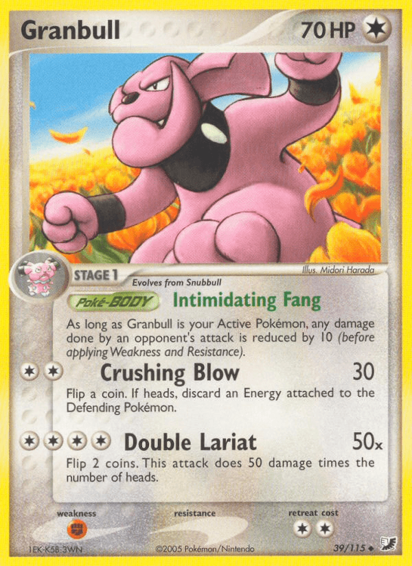 Granbull (39/115) [EX: Unseen Forces] (Online Only)
