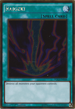 Raigeki [PGL2-EN048] Gold Rare (ONLINE ORDER ONLY)