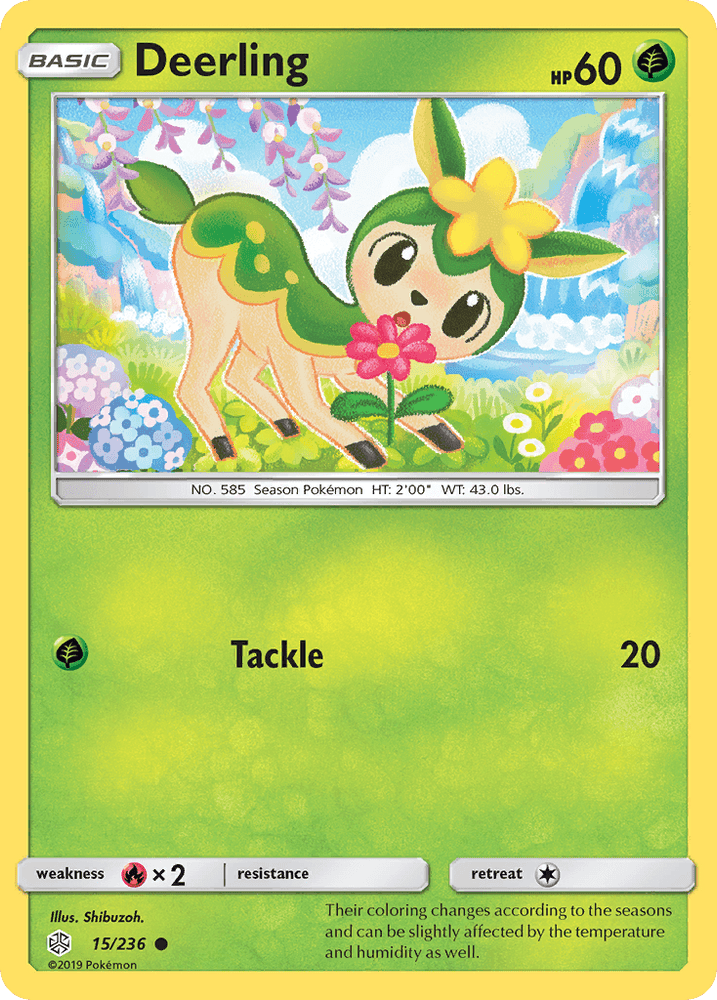 Deerling (15/236) [Sun & Moon: Cosmic Eclipse] (Online Only)