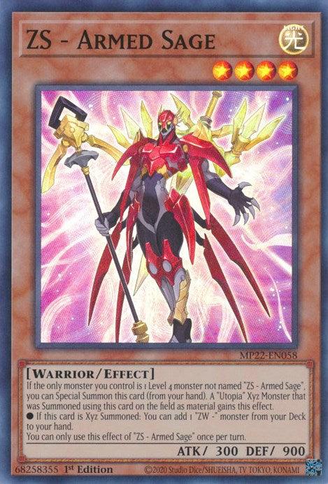 ZS - Armed Sage [MP22-EN058] Super Rare (ONLINE ORDER ONLY)