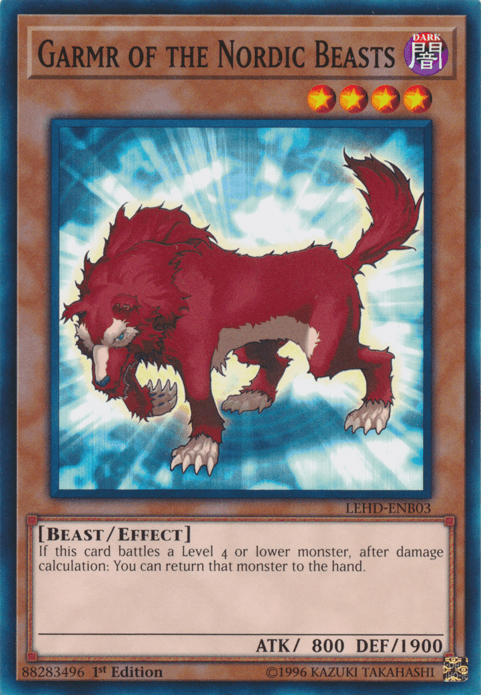 Garmr of the Nordic Beasts [LEHD-ENB03] Common (ONLINE ORDER ONLY)