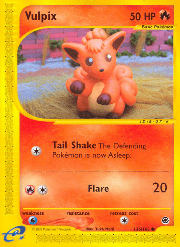 Vulpix (136/165) [Expedition: Base Set] (Online Only)