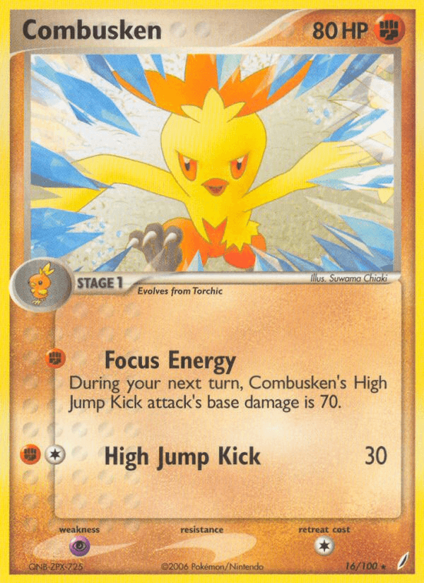 Combusken (16/100) [EX: Crystal Guardians] (Online Only)