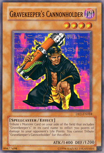 Gravekeeper's Cannonholder [DR1-EN014] Common (ONLINE ORDER ONLY)