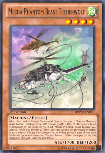 Mecha Phantom Beast Tetherwolf [BPW2-EN060] Common (ONLINE ORDER ONLY)