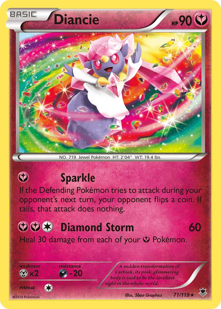 Diancie (71/119) [XY: Phantom Forces] (Online Only)