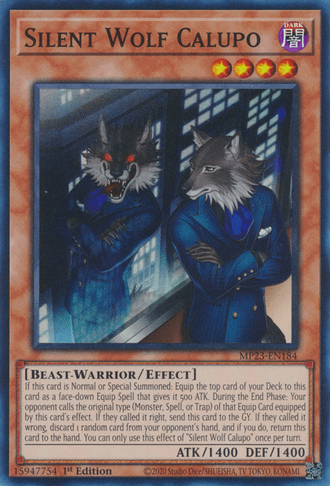 Silent Wolf Calupo [MP23-EN184] Super Rare (ONLINE ORDER ONLY)