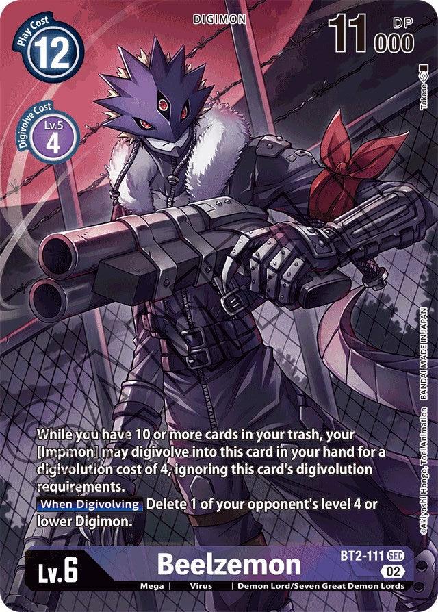 Beelzemon [BT2-111] (Alternate Art) [Starter Deck: Beelzemon Advanced Deck Set] (ONLINE ORDER ONLY)
