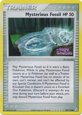 Mysterious Fossil (92/110) (Stamped) [EX: Holon Phantoms] (Online Only)