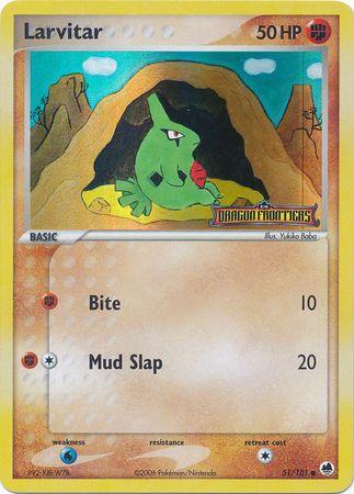 Larvitar (51/101) (Stamped) [EX: Dragon Frontiers] (Online Only)