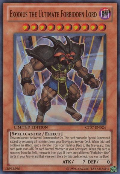 Exodius the Ultimate Forbidden Lord [CT07-EN024] Super Rare (ONLINE ORDER ONLY)