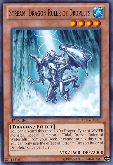 Stream, Dragon Ruler of Droplets [LTGY-EN096] Common (ONLINE ORDER ONLY)