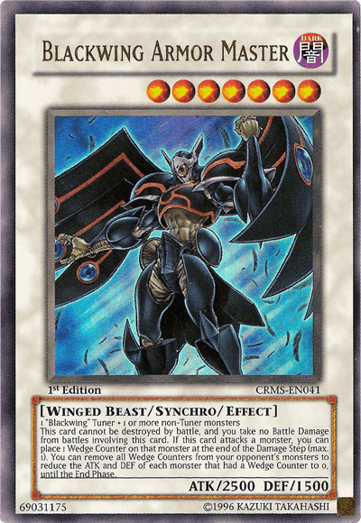 Blackwing Armor Master [CRMS-EN041] Ultra Rare (ONLINE ORDER ONLY)