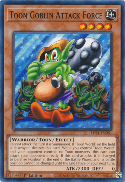Toon Goblin Attack Force [LDS1-EN061] Common (ONLINE ORDER ONLY)