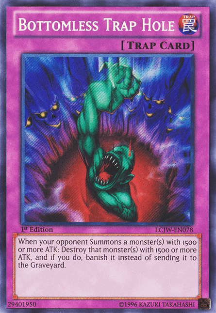 Bottomless Trap Hole [LCJW-EN078] Secret Rare (ONLINE ORDER ONLY)