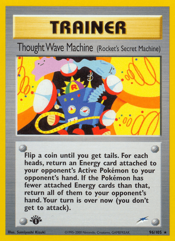 Thought Wave Machine (96/105) (Rocket's Secret Machine) [Neo Destiny 1st Edition] (Online Only)