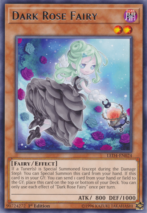 Dark Rose Fairy [LED4-EN024] Rare (ONLINE ORDER ONLY)