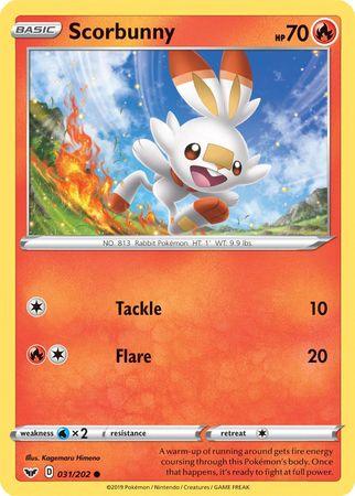 Scorbunny (031/202) (Premium Collection) [Sword & Shield: Base Set] (Online Only)