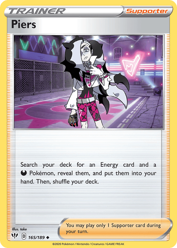 Piers (165/189) [Sword & Shield: Darkness Ablaze] (Online Only)