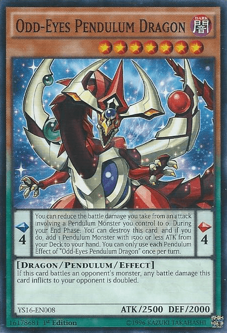 Odd-Eyes Pendulum Dragon [YS16-EN008] Common (ONLINE ORDER ONLY)