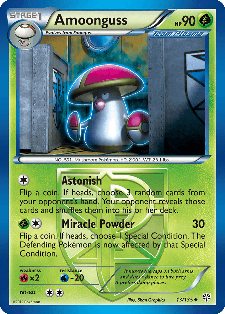 Amoonguss (13/135) [Black & White: Plasma Storm] (Online Only)