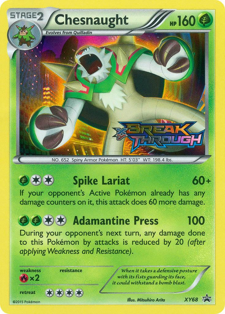Chesnaught (XY68) [XY: Black Star Promos] (Online Only)