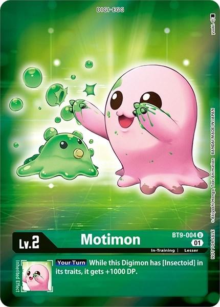 Motimon [BT9-004] (Alternative Art - Box Topper) [X Record] (ONLINE ORDER ONLY)