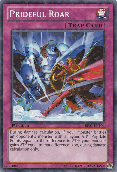 Prideful Roar [BP01-EN100] Starfoil Rare (ONLINE ORDER ONLY)