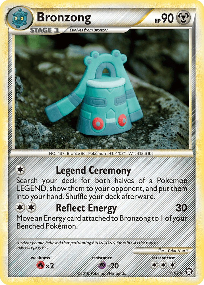 Bronzong (15/102) [HeartGold & SoulSilver: Triumphant] (Online Only)
