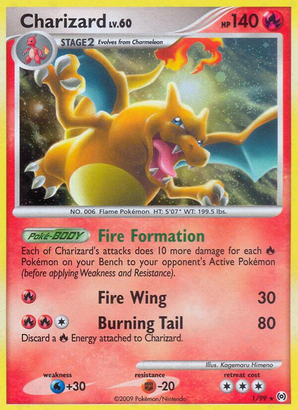 Charizard (1/99) (Cracked Ice Holo) [Platinum: Arceus] (Online Only)