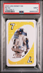 2023 UNO DISNEY 100 R2 D2 YELLOW 7 PSA 9 (Online Order Only)