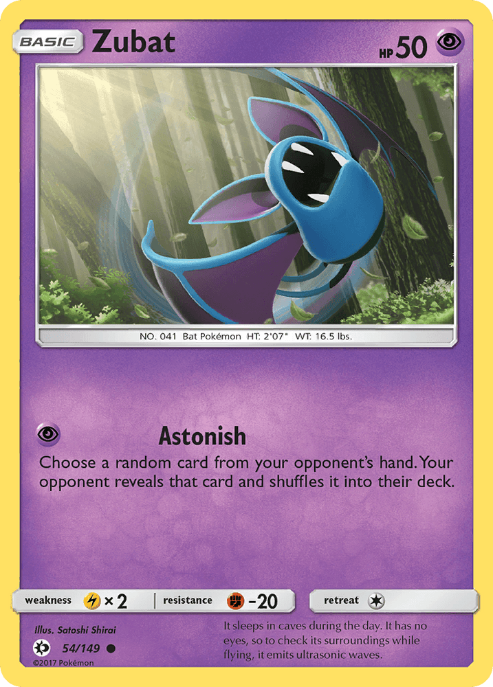 Zubat (54/149) [Sun & Moon: Base Set] (Online Only)